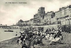On the beach, Hastings